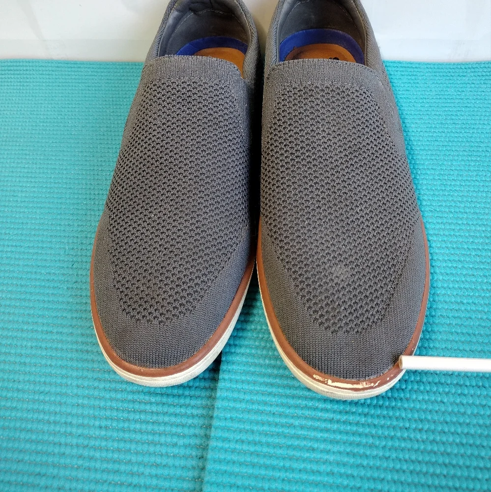 Sonoma Dewitt Men's Slip On Shoes Knitted Grey Ortholite 12M